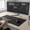 Shortcut Keyboard Mouse Pad – Large Extended Desk Mat for Efficiency