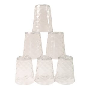 Pyramid Glass – 300 ML Unbreakable Plastic Tumbler