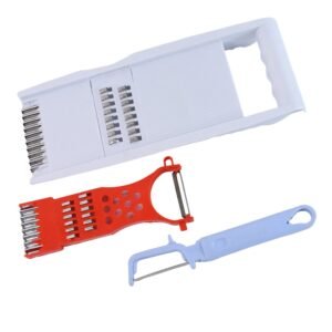 Kitchen Grater Set – 3-Piece Grater, Slicer & Peeler Kit