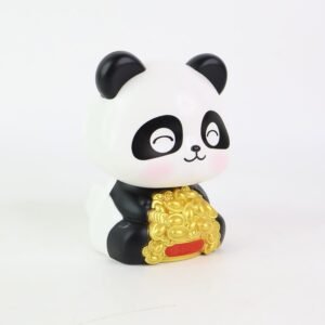 Solar Panda Car Decor – Moving Dashboard Showpiece | Velvet Wheels