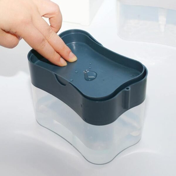 2-in-1 Soap Dispenser – Built-in Scrub Holder & Organiser | Konvex