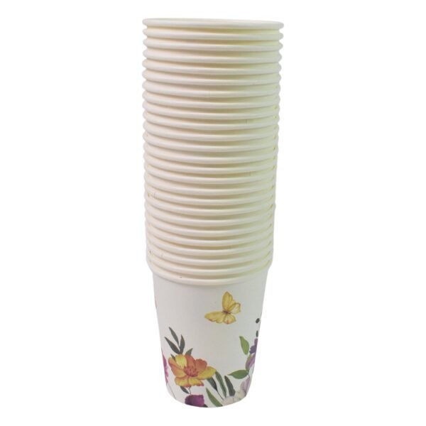 Disposable Paper Cups – Mixed Design 24 Pcs | Papezo