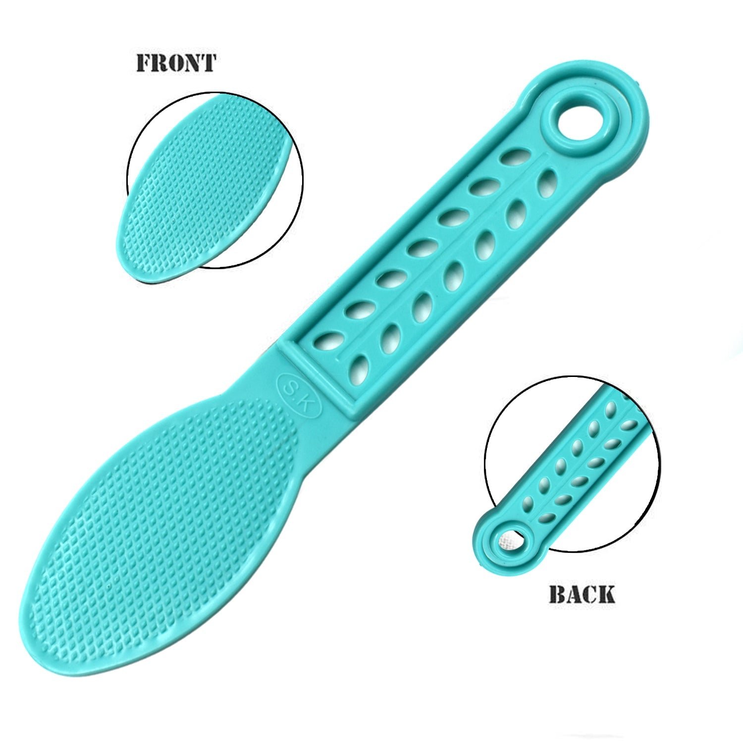 Plastic Foot Scrubber – Pedicure Tool for Smooth Feet | Velvet Wheels
