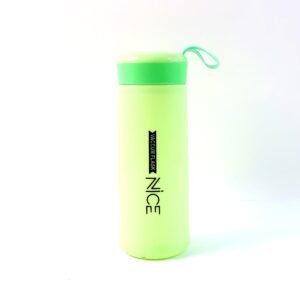 Leak-Proof Plastic Flask – Lightweight 400ML Green Bottle