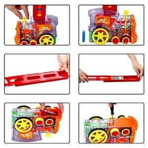 Domino Train Set – 40-Piece Automatic Block Laying Toy | Little Blocks