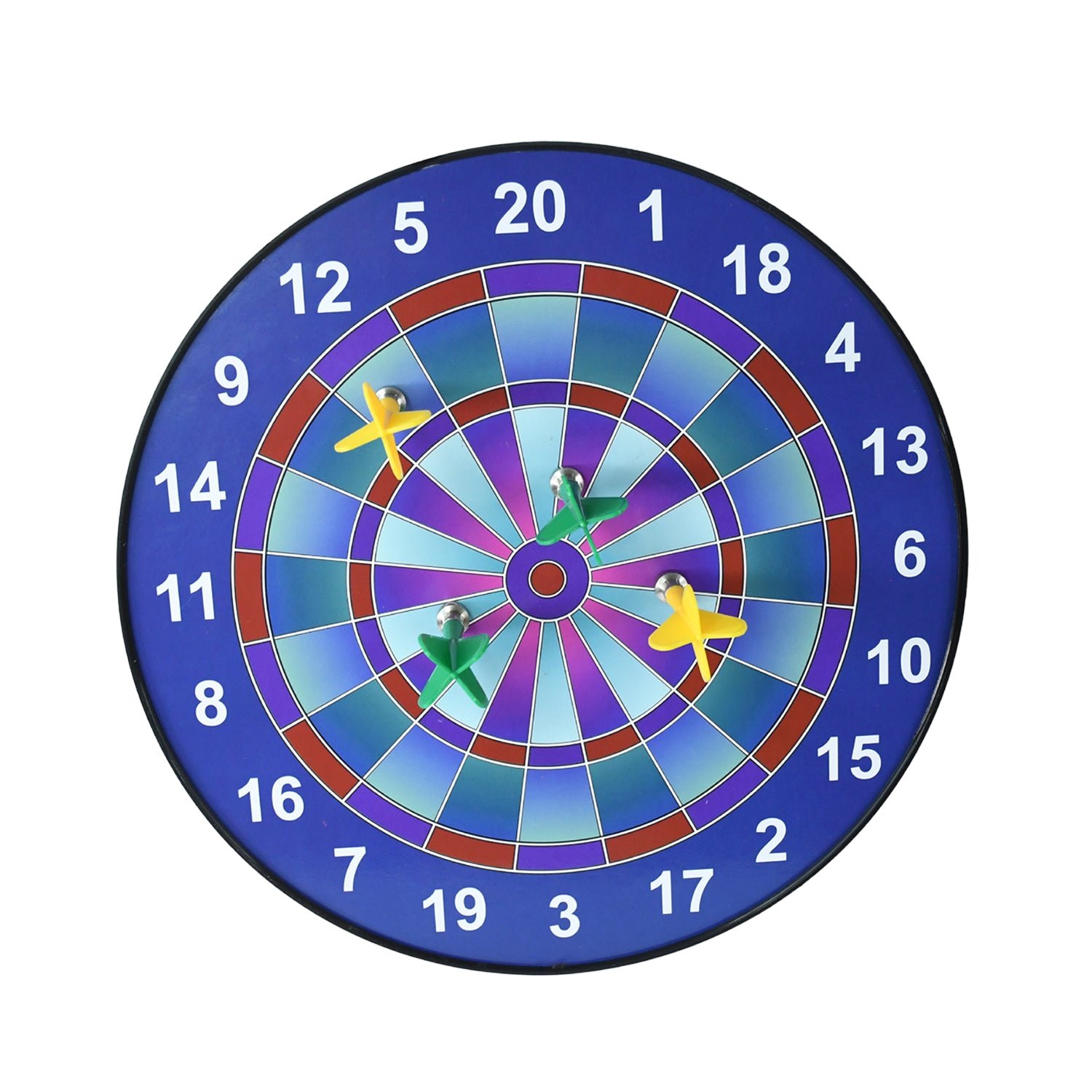 Magnetic Dartboard – Safe Indoor Game Set with 4 Colorful Darts