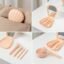 5 in 1 Makeup Brush Set – Compact Kit with Built-in Mirror