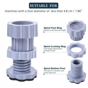 Washing Machine Anti-Vibration Pads – Adjustable & Non-Slip | Garth