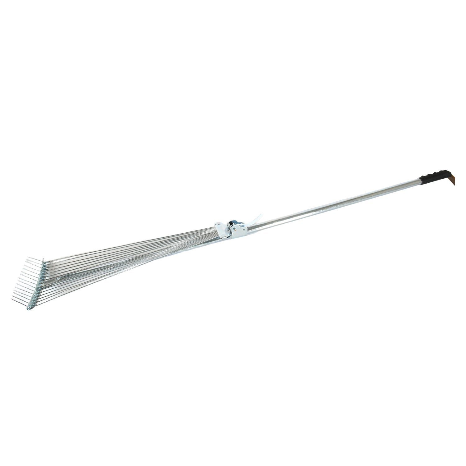 Adjustable Garden Rake – Telescopic Steel for Lawn Cleanup | Indo Glow