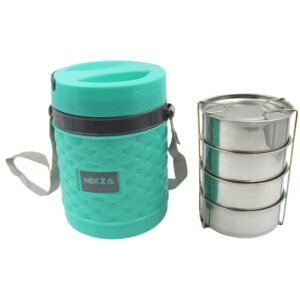 Insulated Tiffin – Stackable Stainless Steel Lunch Box | Nekza