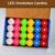 LED Tealight Candles – 24 Pcs Multicolor | Indo Glow