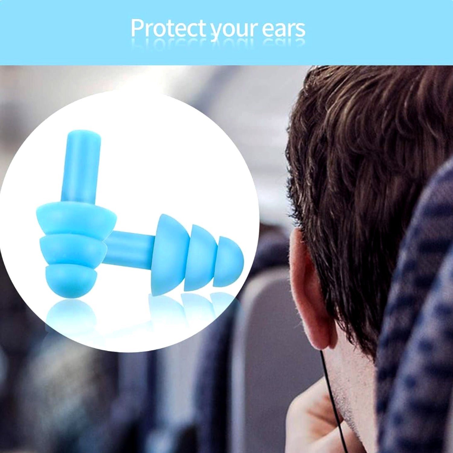 Foam Ear Plugs – Ultra Soft, Reusable for Sleep & Travel | XcelSafe