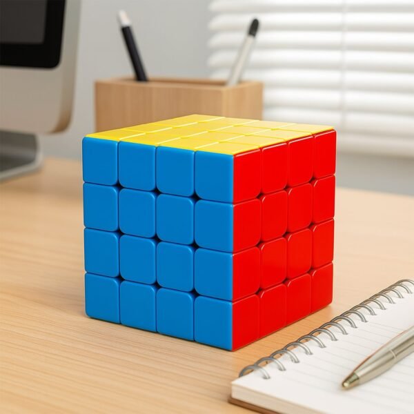 4x4 Magic Speed Cube – Smooth Rotating Brain Teaser Puzzle