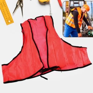 High Visibility Safety Vest – Soft PVC, Tie Closure | FlexArmor