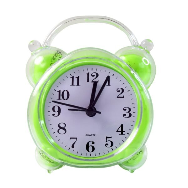 Quartz Analog Alarm Clock – Loud Alarm & Compact Design