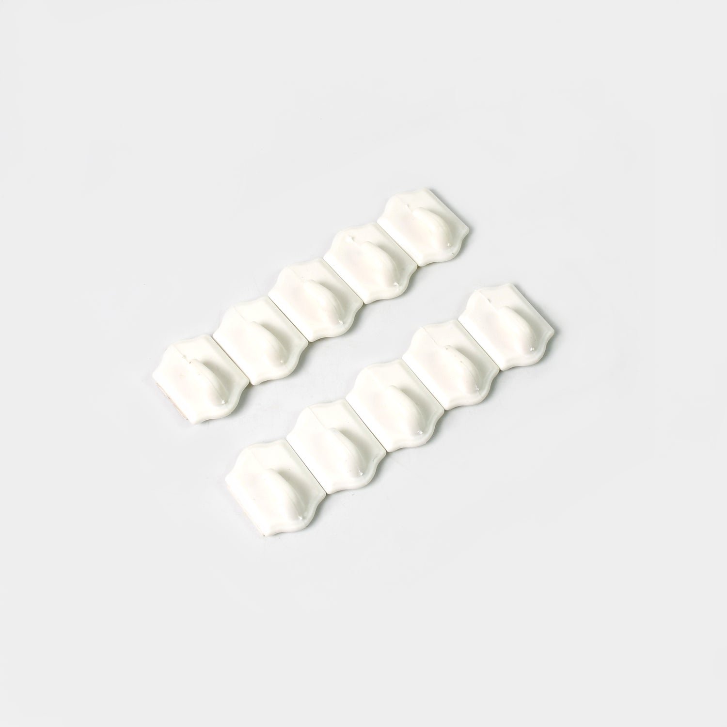 Adhesive Wall Hooks – Strong Drill-Free Set of 10 | GlimmerHome