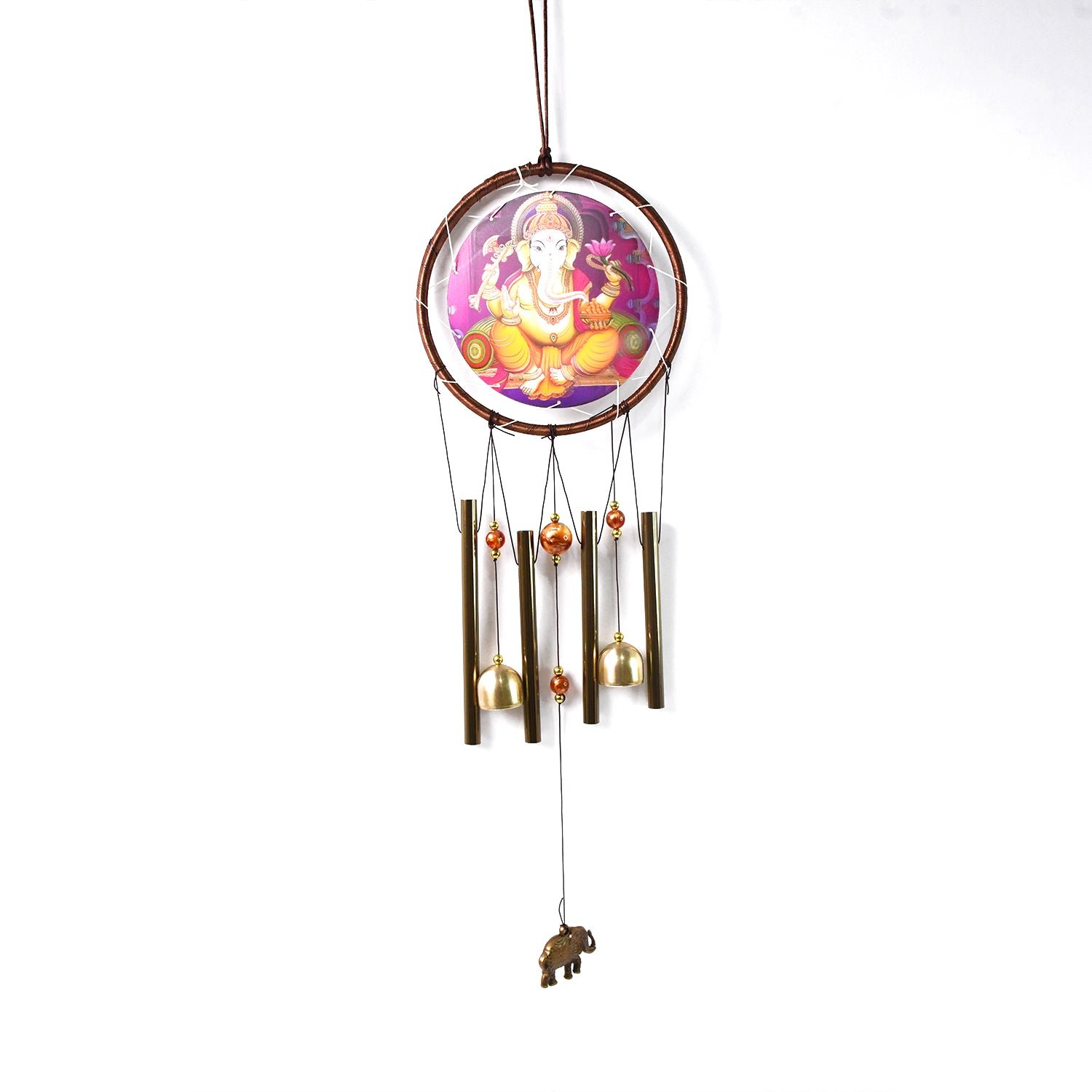 Lord Ganesh Wind Chimes – Soothing Outdoor Garden Decor