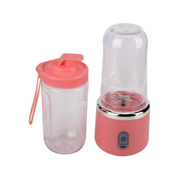 Portable Juicer Blender – 520ml USB Rechargeable, 2-Pc Set | Grippy