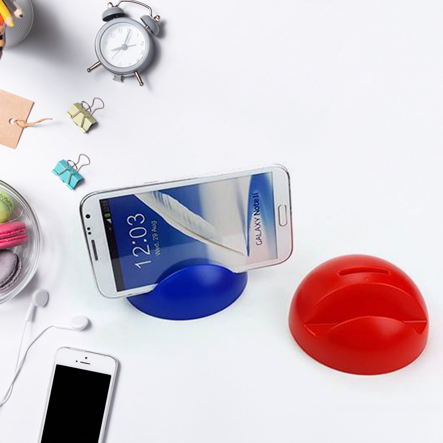 Phone Holder with Coin Bank – ABS Plastic Owl Design | Gambit