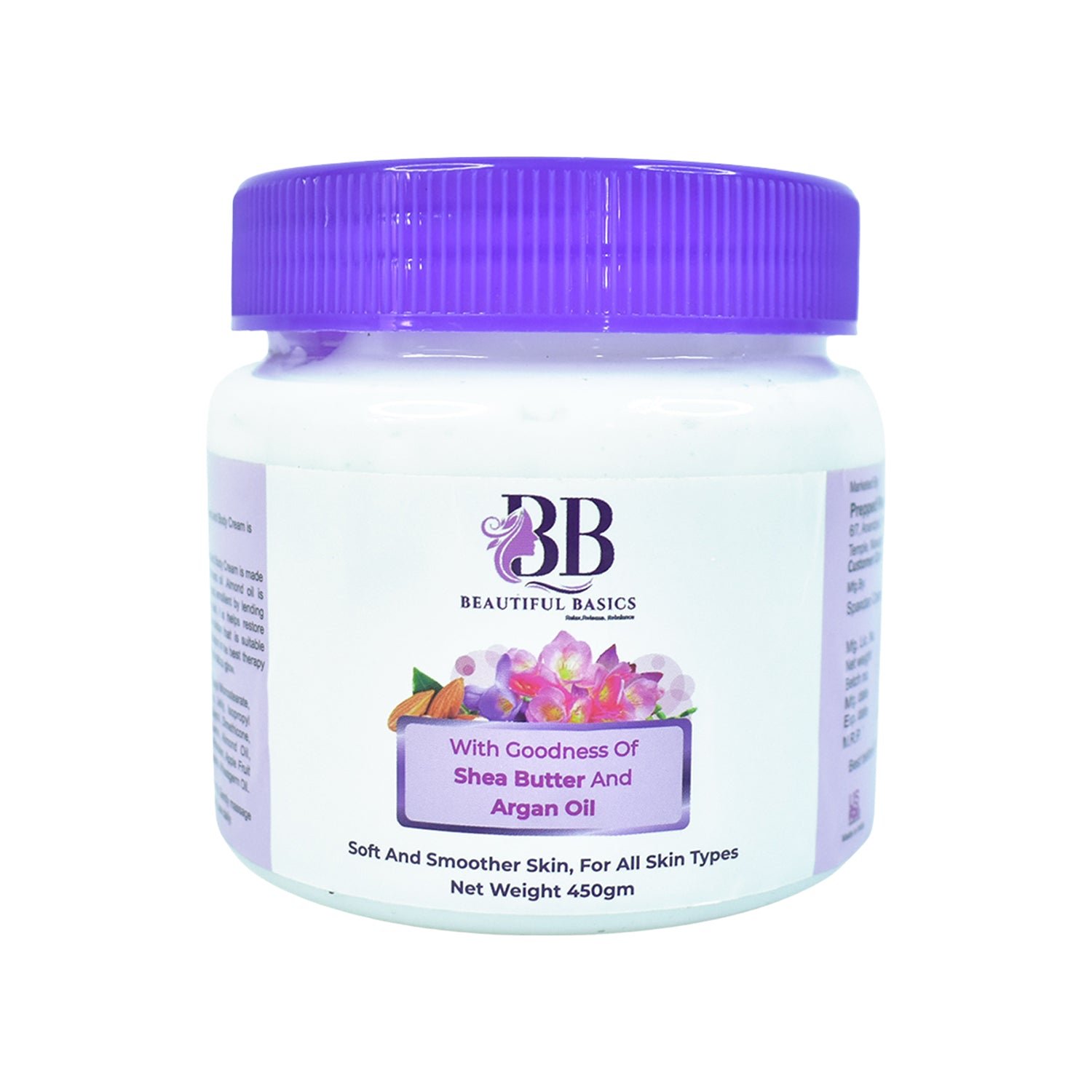 Shea Butter Body Cream – Deep Moisturisation with Argan Oil 450g