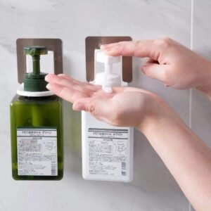 Adhesive Bathroom Hook – No-Drill Shampoo Holder | VelvetBubbles