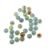 Classic Glass Marbles for Kids – Set of Approx 35 Vibrant Kanchas