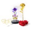 Glass Dome Rose Romantic Gift Set – Elegant LED Décor