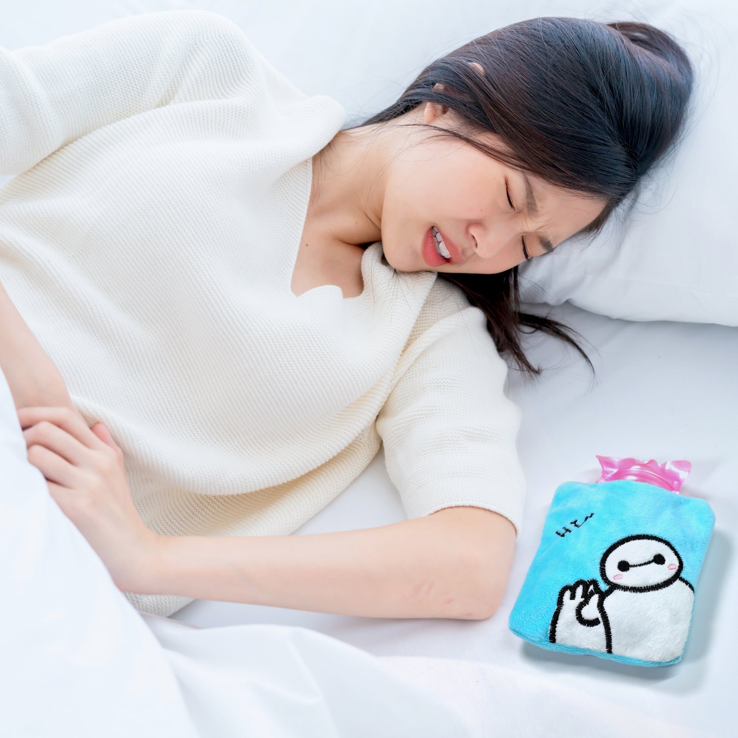 Hot Water Bag – Small Baymax Cover for Pain Relief | Velvet Wellness