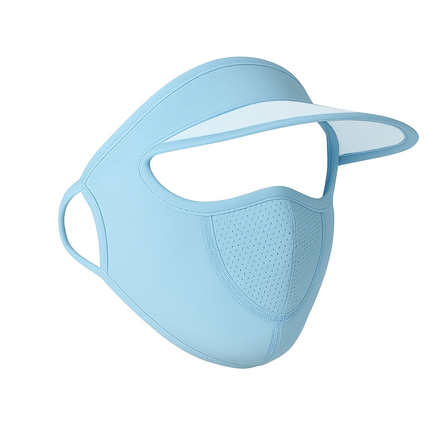 UV Protection Cap – Full Face Sun & Dust Shield for Women with Visor