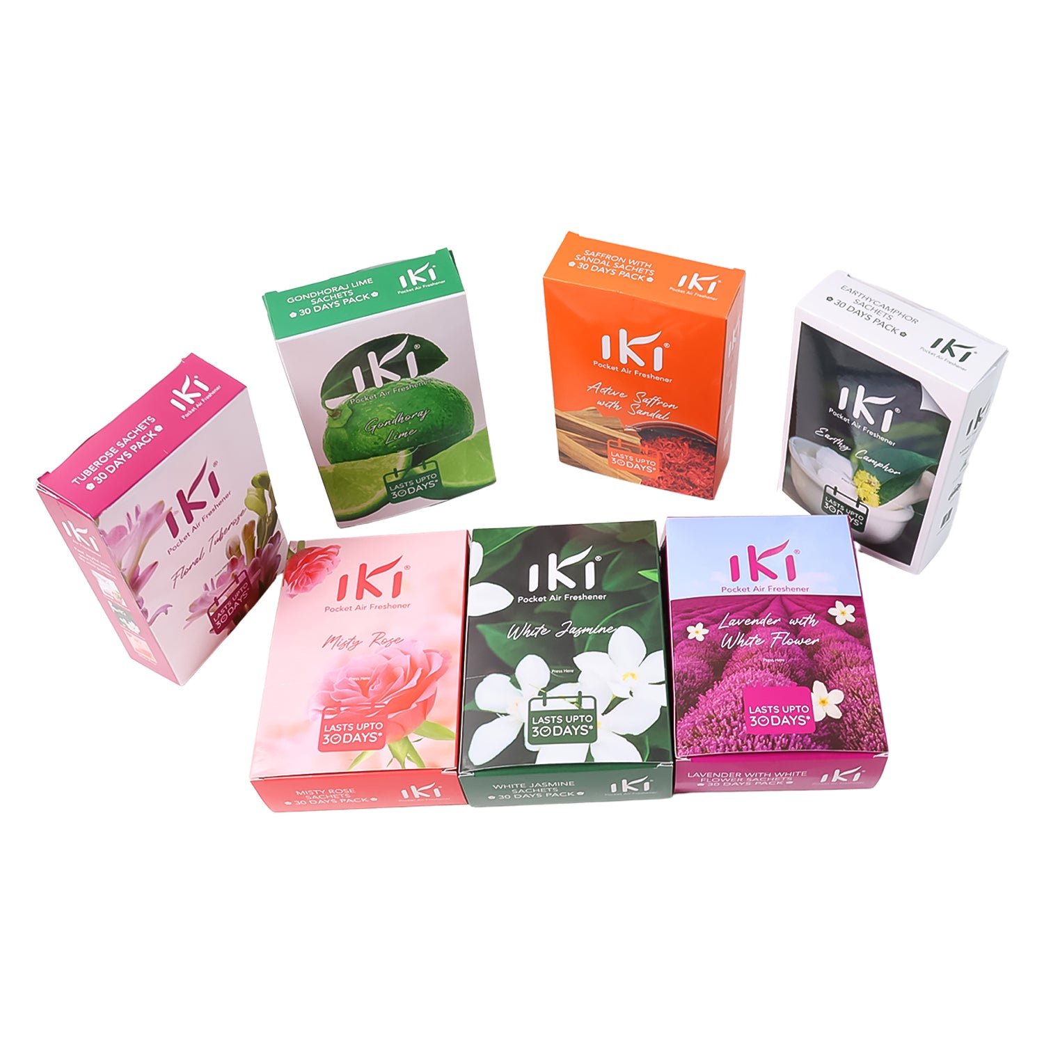 Pocket Air Freshener Mix – 6 Assorted Long-Lasting Scents