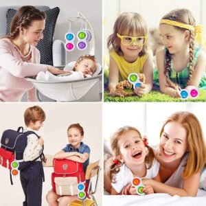 Simple Dimple Fidget Toy Keychain – Mini Stress Relief | Styleva