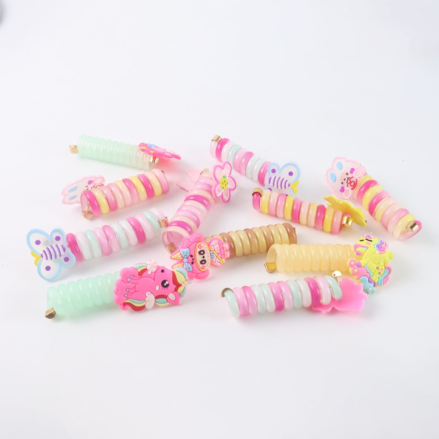 Spiral Hair Braiding Clips for Kids – Colorful Cartoon Designs