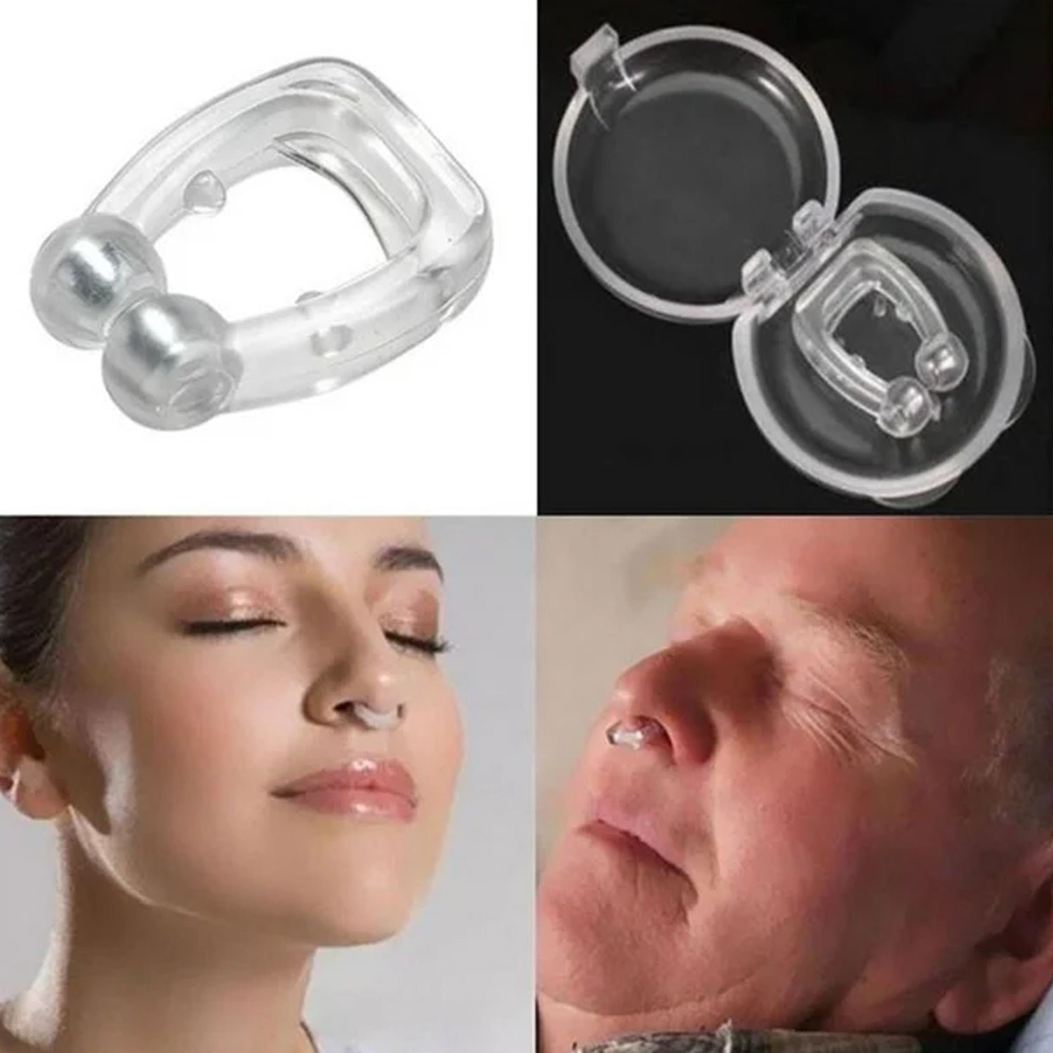 Anti-Snore Nose Clip – Silicone for Comfortable Sleep | AuriGlam
