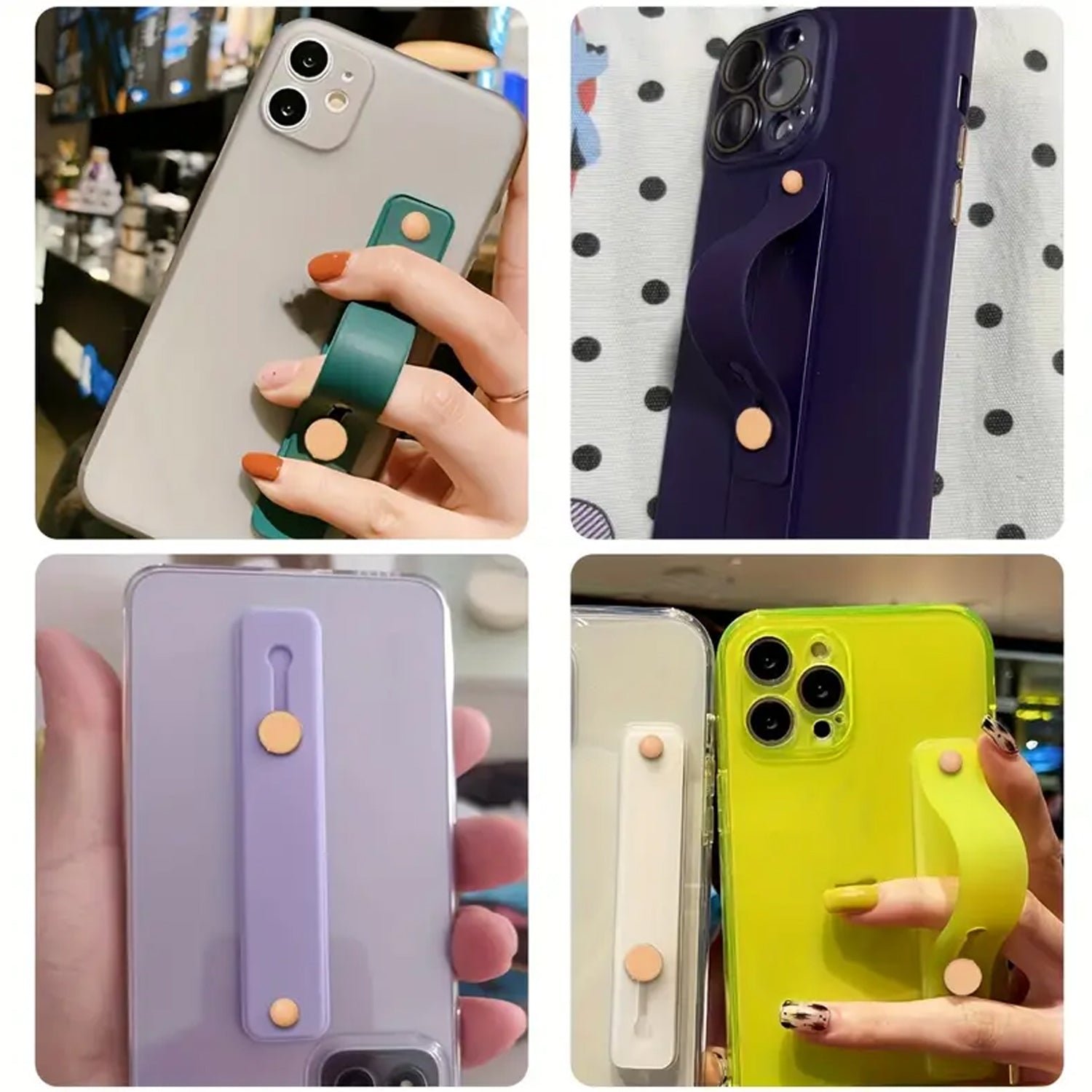 Phone Finger Holder – Secure Silicone Grip & Kickstand | Gambit