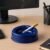 Dark Blue Plastic Ashtray – Durable Smokeless 3-Slot Design