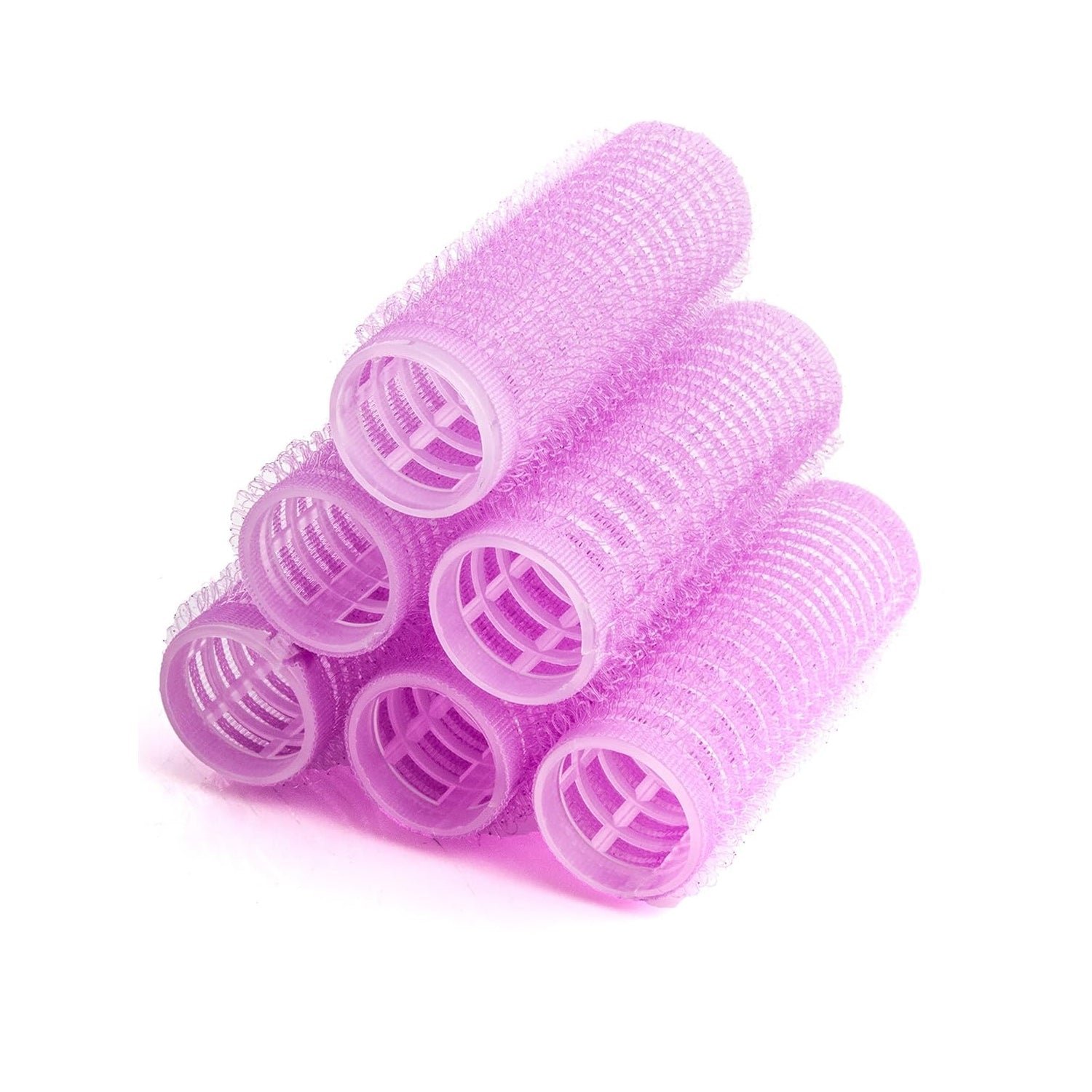 Self-Grip Hair Rollers – Lightweight Heat-Free Curlers 6 Pc Set