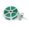 Reusable Green Twist Tie Roll – Flexible Multipurpose Wire with Cutter