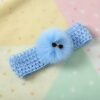 Baby Girls Hair Band – Soft Elastic with Pom Pom for Comfort