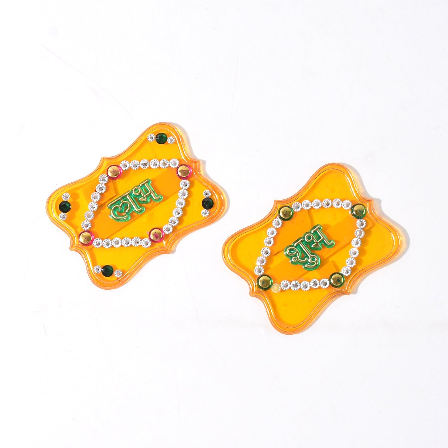 Shubh Labh Wall Hangings – Set of 2 Festive Decorative Pieces