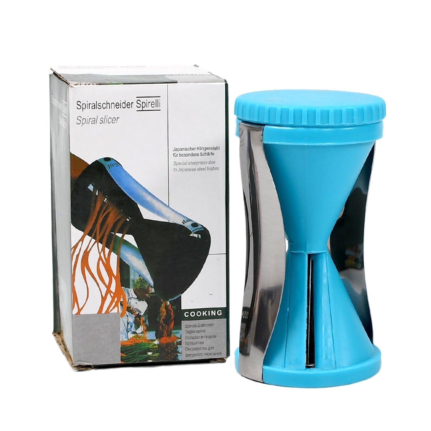 Vegetable Spiral Slicer – Dual Blade for Zoodles | Indo Glow
