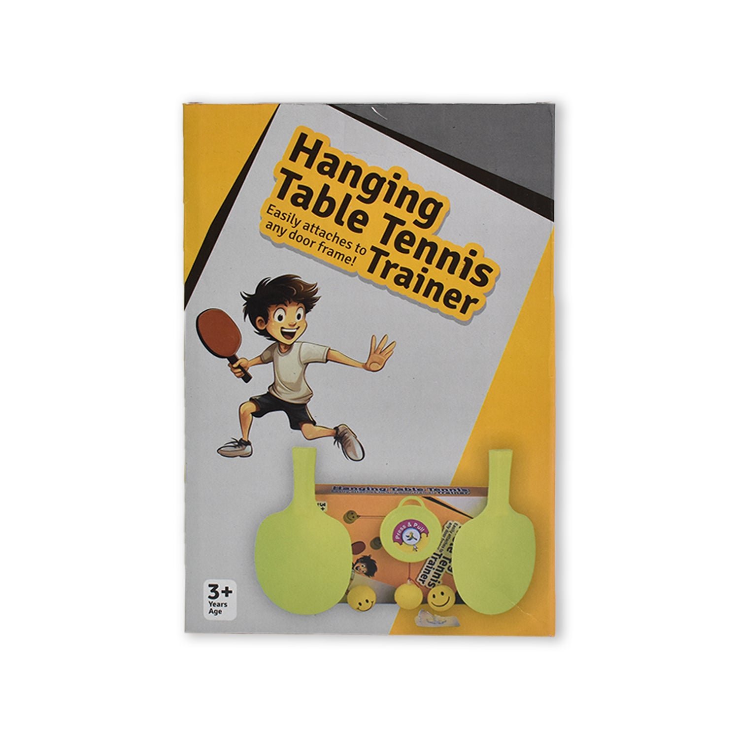 Hanging Table Tennis Trainer – Portable Indoor Reflex Set | Dollverse