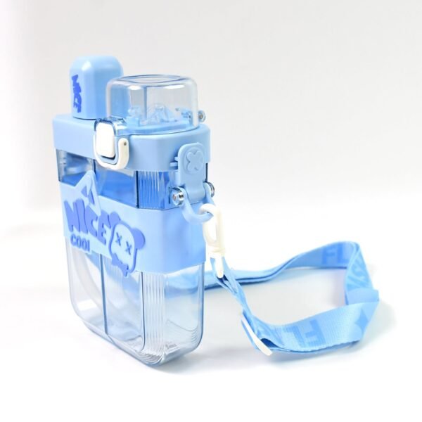 Kids Water Bottle with Dual Compartments – Straw & Strap | Own Hydrate