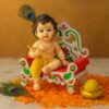 Small Decorative Singhasan – Elegant Plastic Throne for Pooja Idols