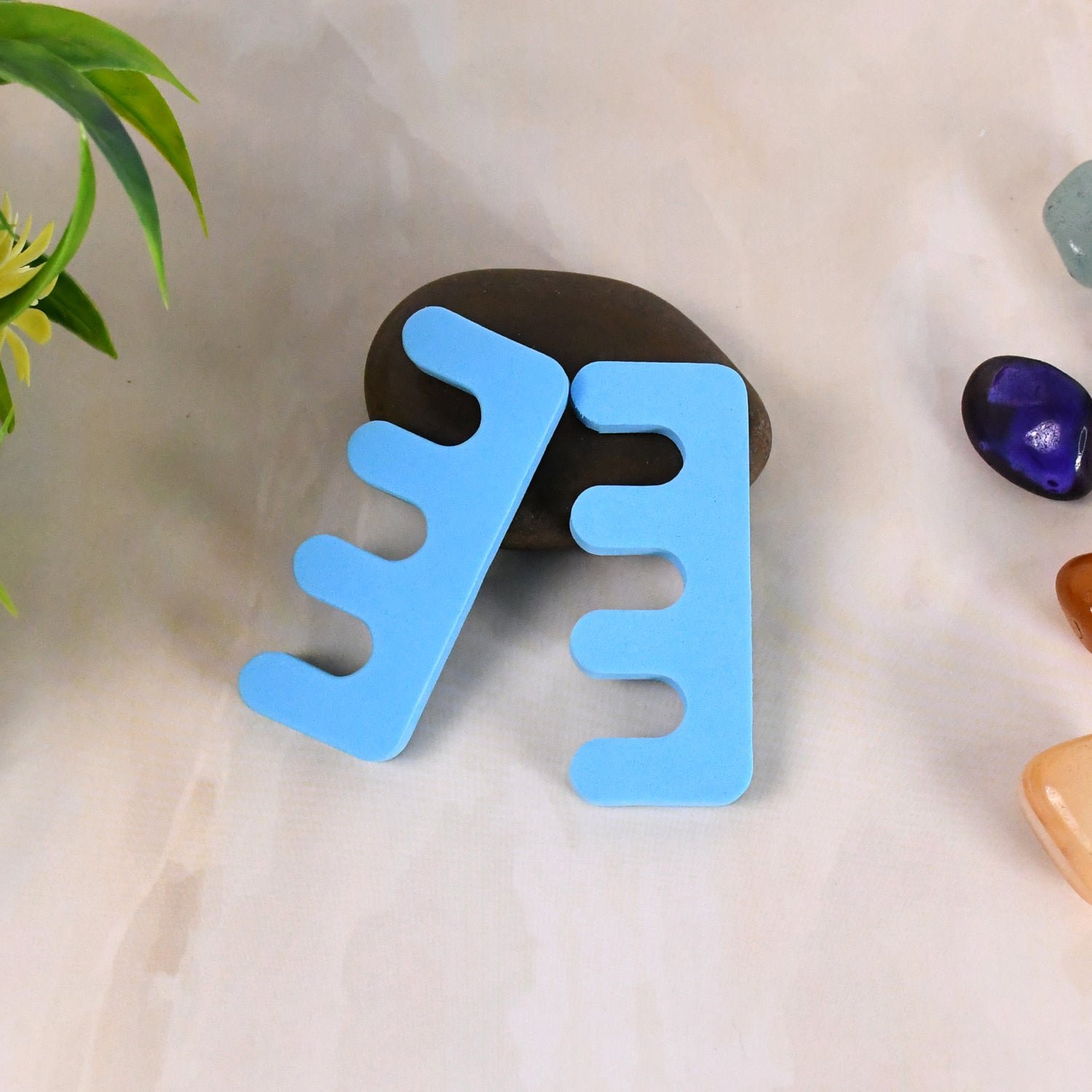 Toe Separators Sponge – Comfortable Toe Spacers for Pedicure | Velvet Wellness