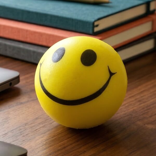 Soft Foam Smiley Toy Ball – Stress Relief for Kids & Adults