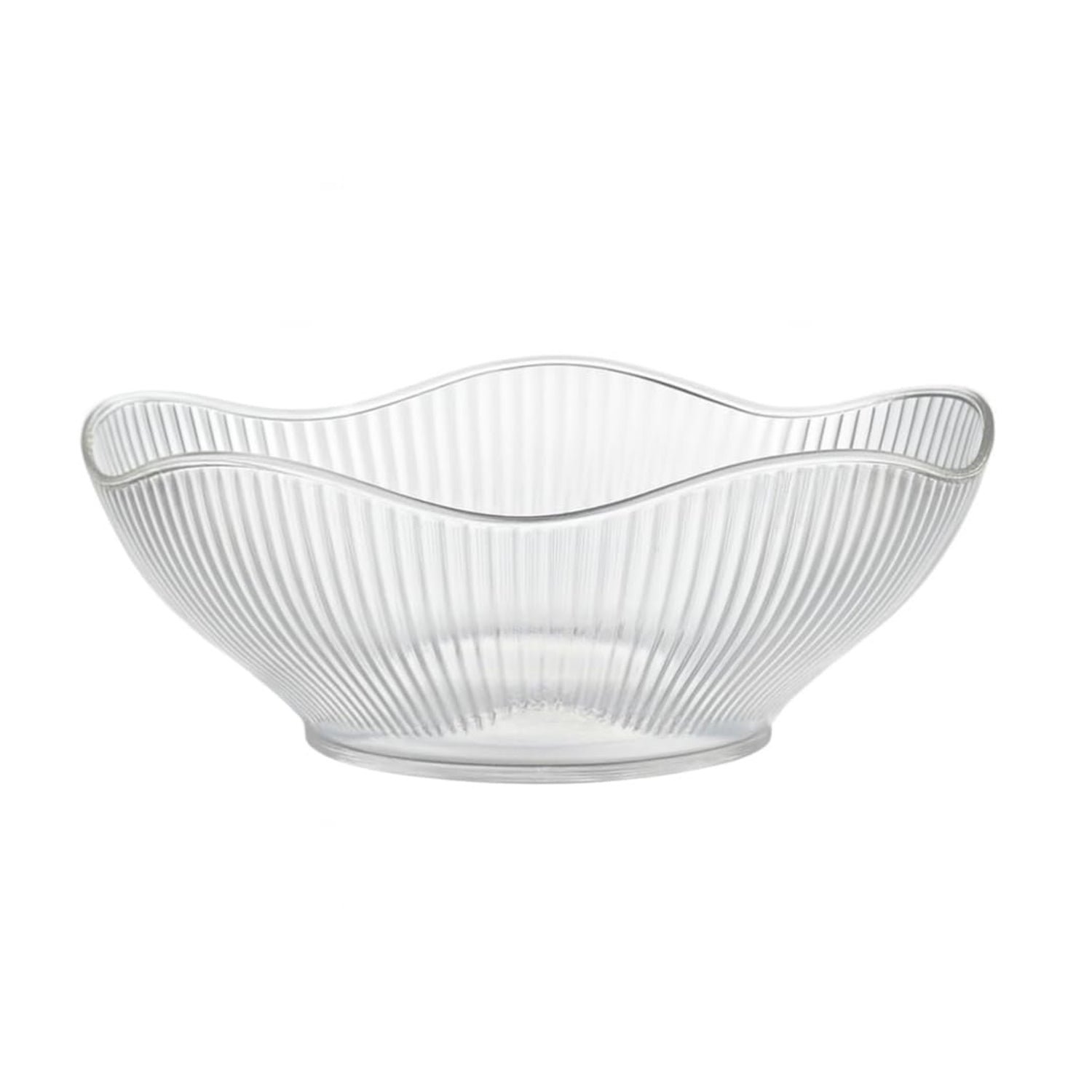Plastic Fruit Storage Basket – Durable & Elegant Ripple Design