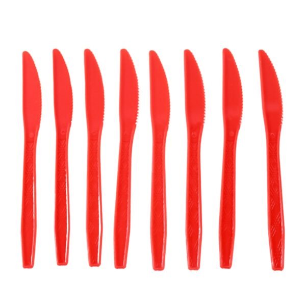 Plastic Knives – Durable Reusable Cutlery Pack of 8