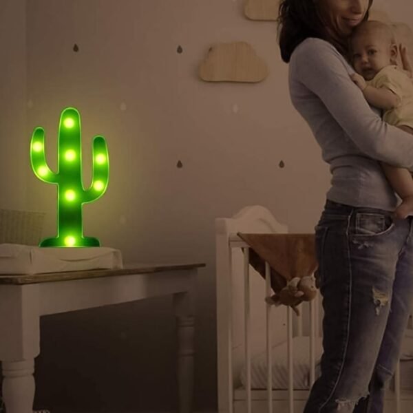 LED Cactus Lamp – Quirky Desk & Night Light | Deskrova