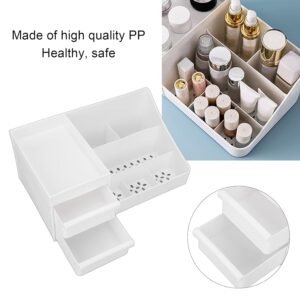 Desktop Cosmetic Storage Box – Large Capacity 9 Compartments | Organivo