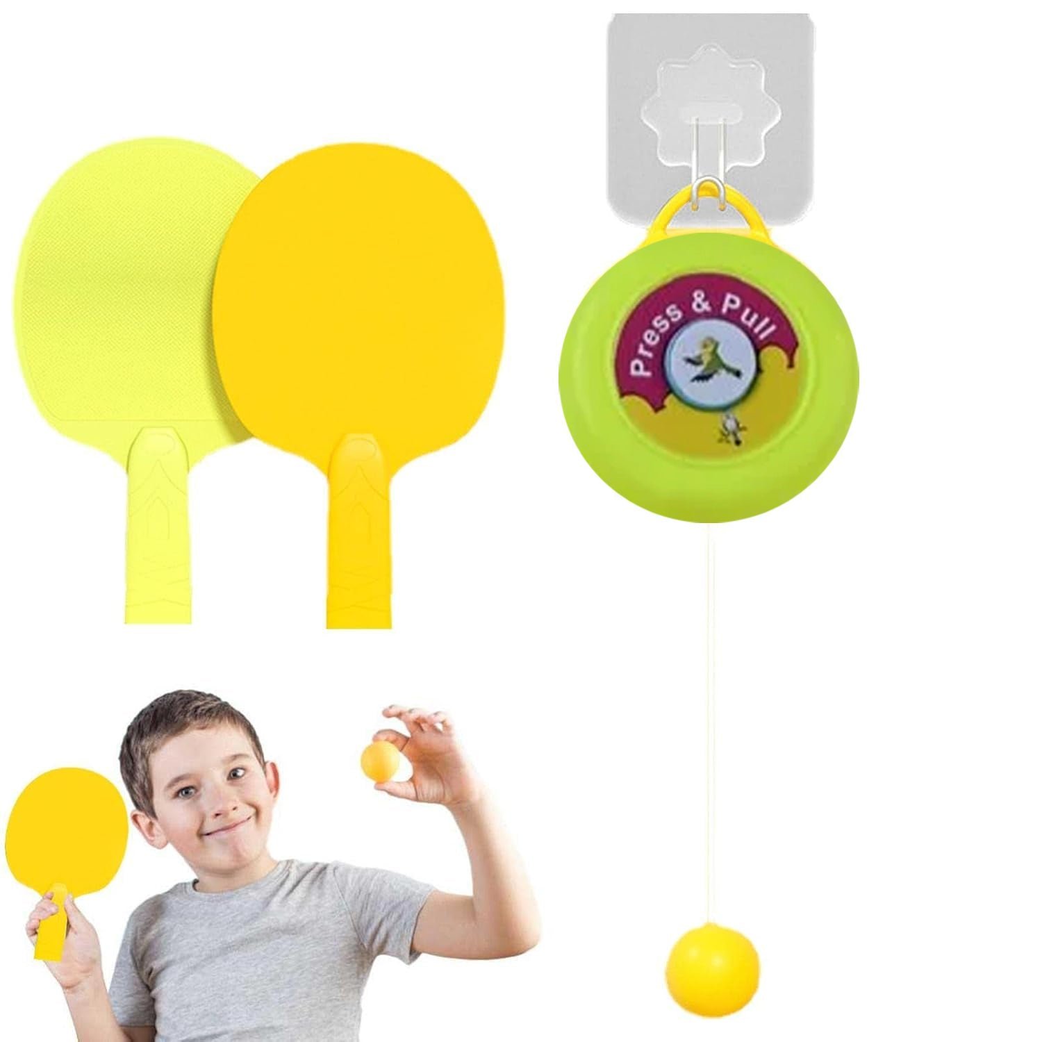 Portable Table Tennis Kit – Indoor Self-Training Set | Dollovia